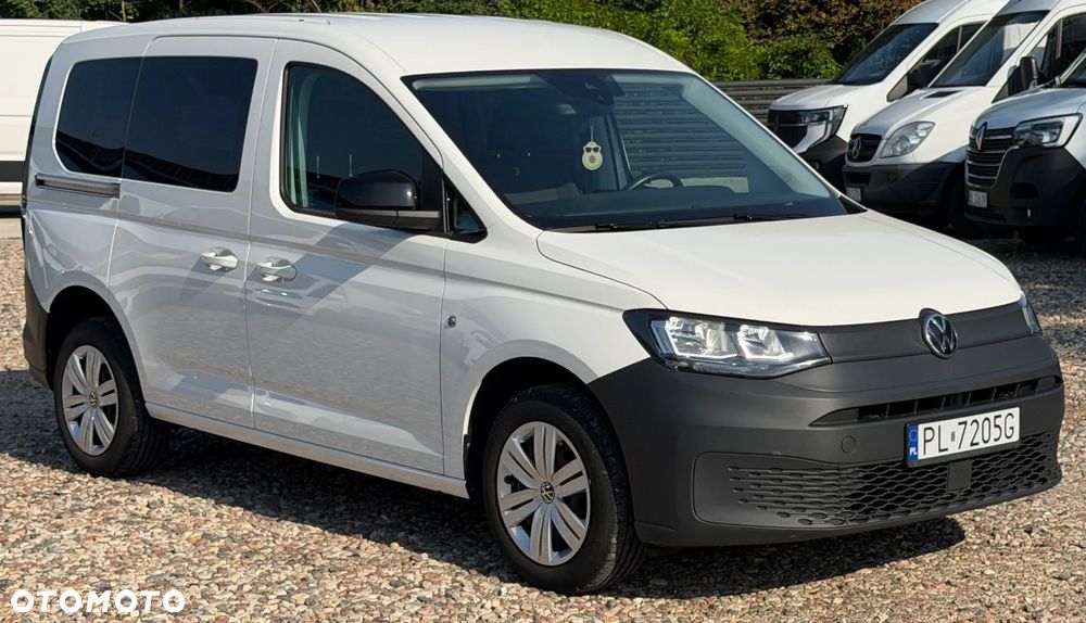 Volkswagen CADDY VAN KOMBI 5 Osobowy z homologacją cięż. N1, Mocny silnik 2.0TDI 102KM EURO-6 AQ Oszczędny i Dynamiczny Mikrobus VW, DMC-2.4t, Duża Ładowność 782kg, Homologacja na hak 1400kg, Bogate wyposażenie KOMFORT+ 100% Bezwypadkowy - 41