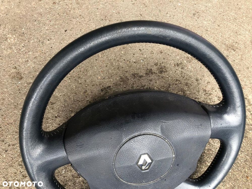 RENAULT TRAFIC KIEROWNICA SKÓRZANA Z PODUSZKĄ IGŁA - 4