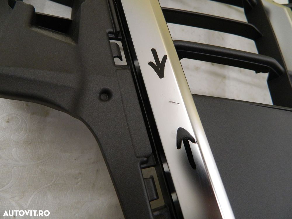 Grila radiator Audi Q7 4M S-Line facelift,  2019, 2020, 2021, 2022, 2023, cod origine 4M0853651AJ. - 6
