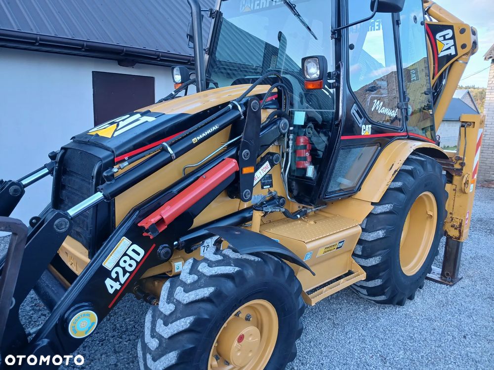 Caterpillar 428D/ORYGINAŁ/8200h!/2 ŁYŻKI - 18
