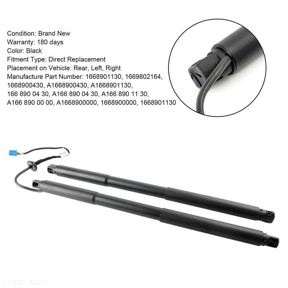 Telescop Amortizor Portbagaj Haion Electric Stanga Dreapta Spate Mercedes ML GL GLE GLS W166 X166 - 4