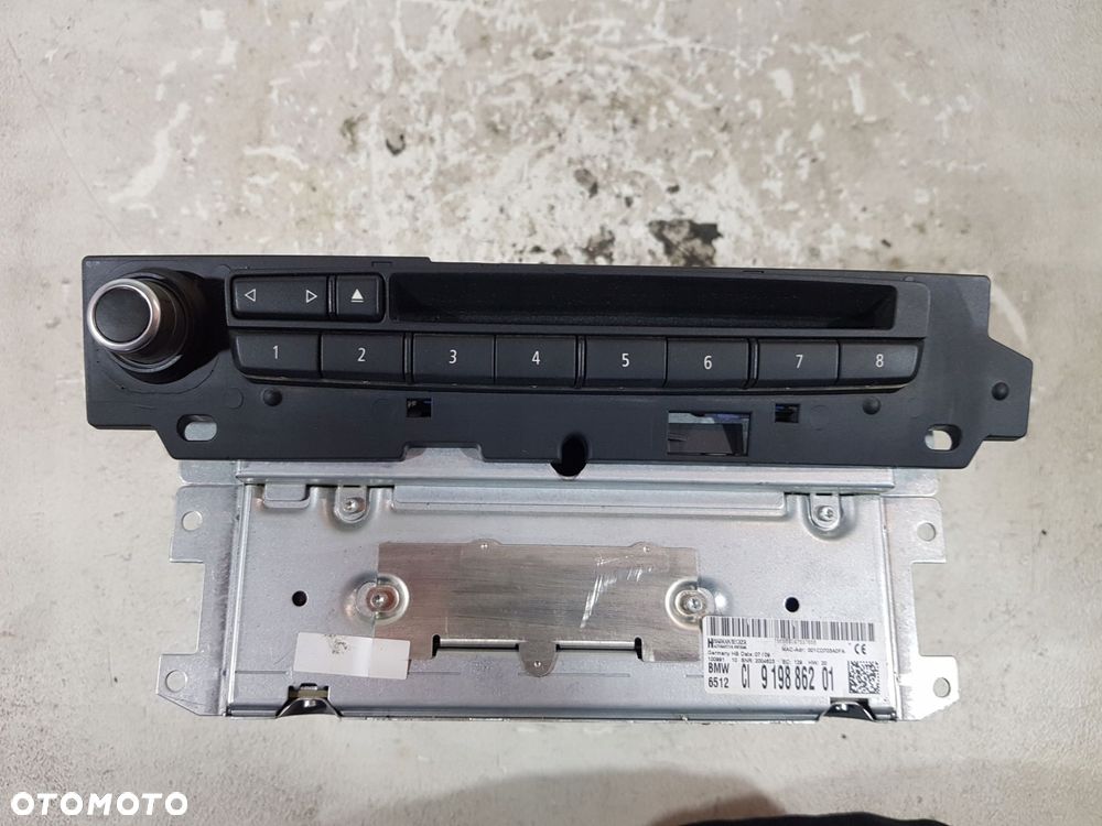 radio czytnik nawigacja 9198862 bmw e60 e61 lci eu - 9