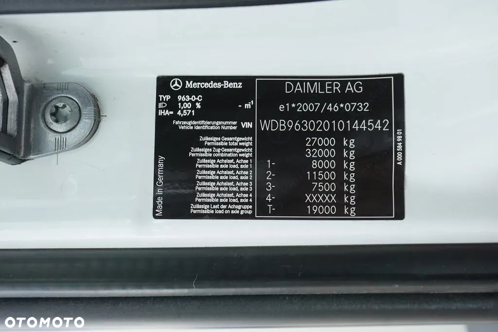 Mercedes-Benz ANTOS / 2535 / EURO 6 / CHŁODNIA + WINDA / 23 PALETY / OŚ SKRĘTNA - 11