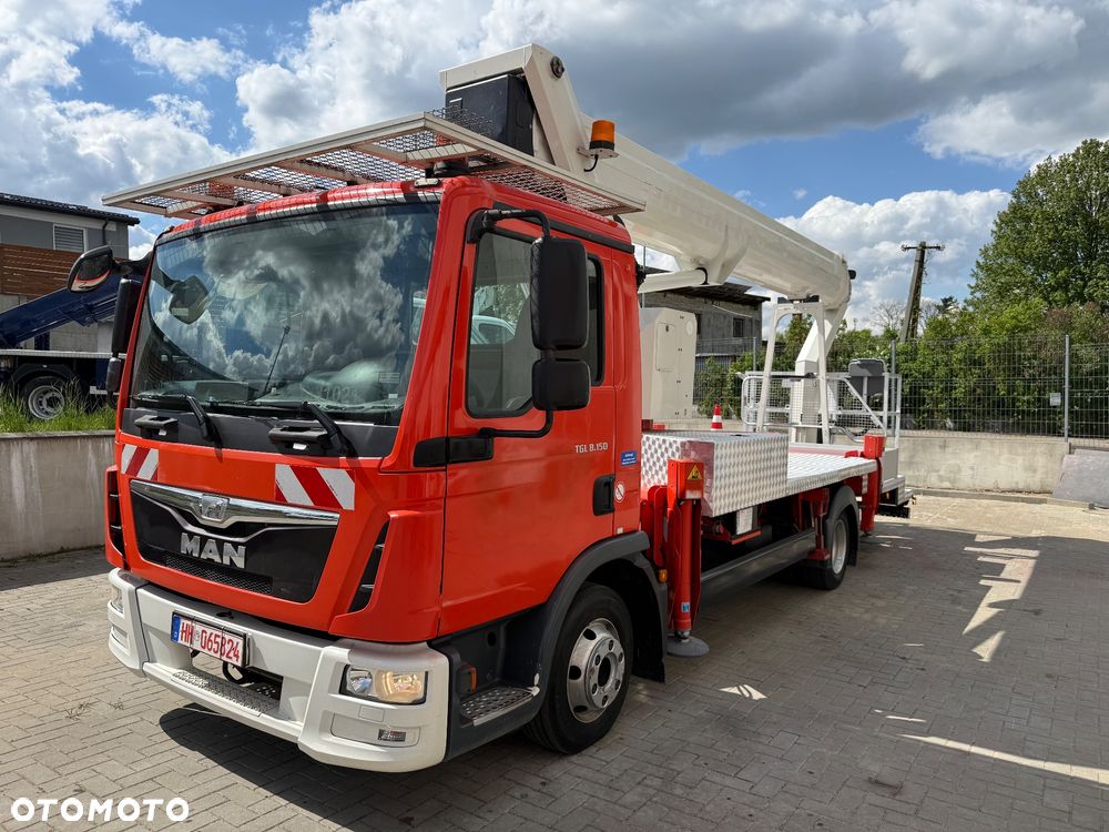 MAN Podnośnik Koszowy Zwyżka Ruthman T330 33 metry  DmC 7500KG! 21 w bok! UDT! Jak Wumag Gsr Multitel Euro 6!!! - 3