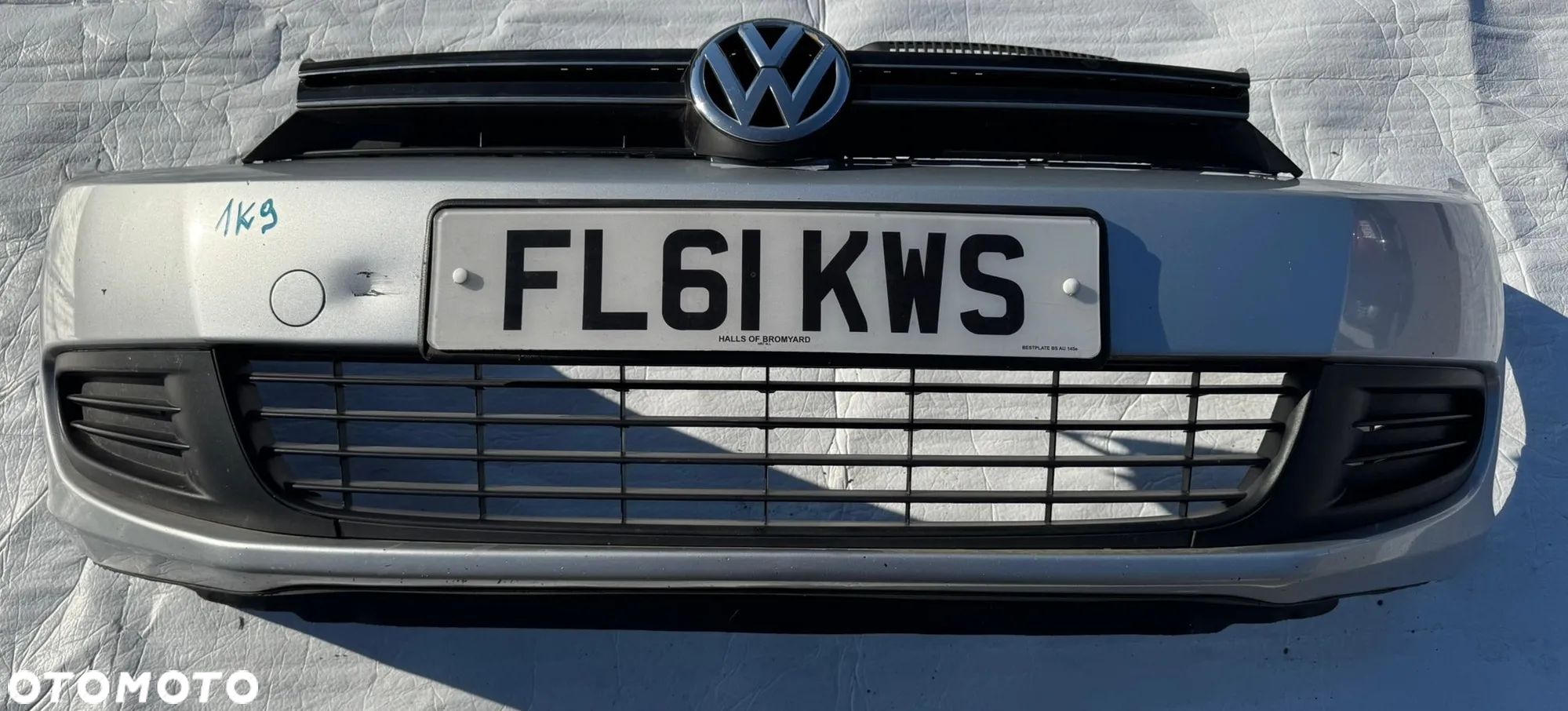 VW Golf VI 1K9 kombi zderzak przód przedni LA7W - 1