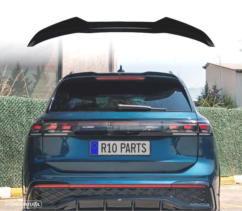 AILERON SPOILER TETO VOLKSWAGEN VW TIGUAN R LINE 24- PRETO BRILHANTE - 1
