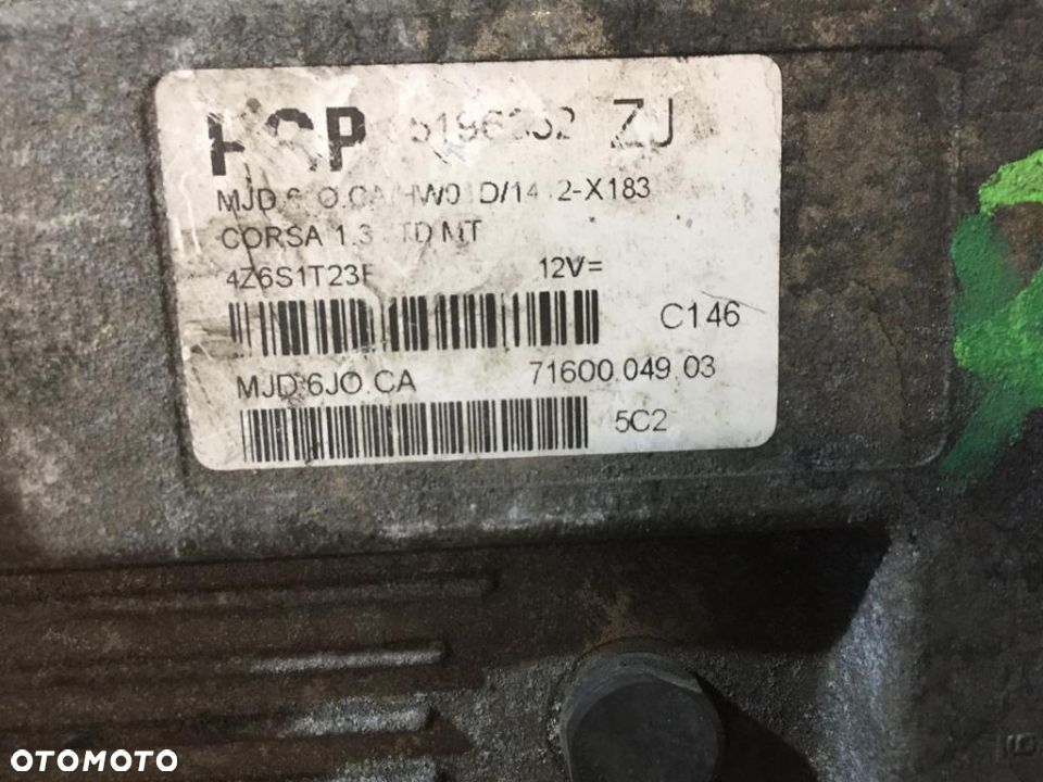 #KOMPUTER OPEL CORSA 1.3 CDTI nr 55196352ZJ / 7160004903 - 5