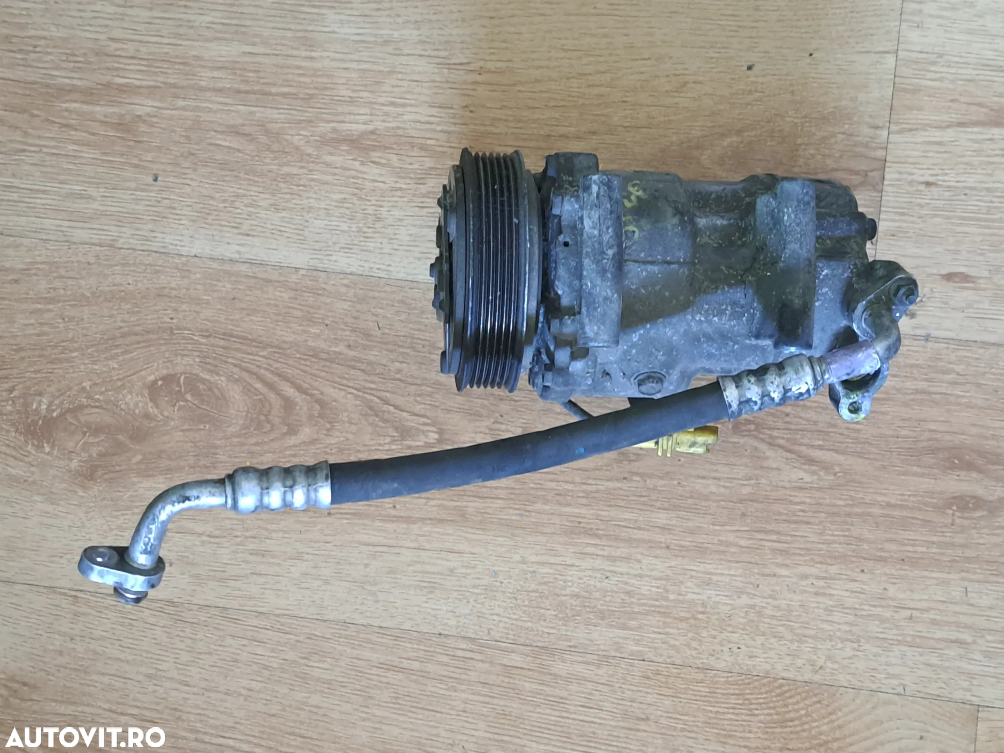 Compresor clima ac aer conditionat original Sanden 6PK Citroen C2 C3 Berlingo Xsara Peugeot 206 206CC 307CC 406 807 Partner - 3