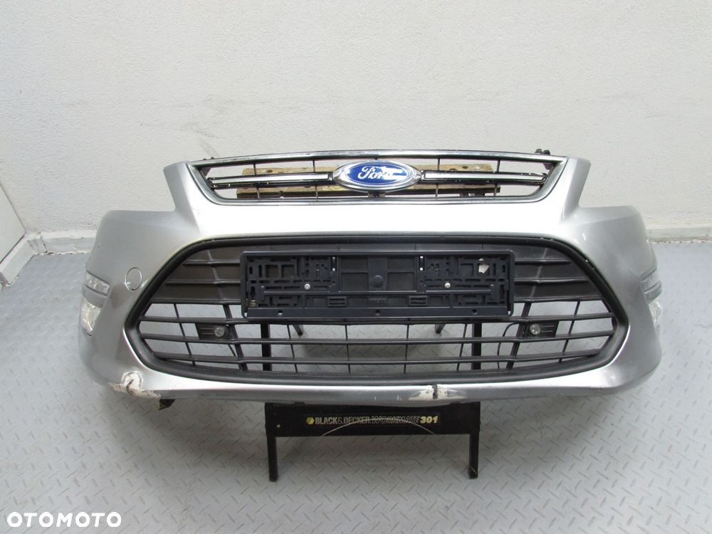 FORD MONDEO MK4 IV LIFT 10-14 ZDERZAK PRZOD Z PDC I DRL + HALOGENY KPL H6 HIPNOTIC SILVER - 1