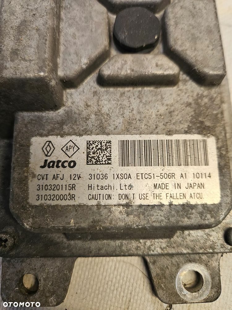 Komputer Sterownik Skrzyni Biegów Renault Megane III Scenic III Latitude Jatco CVT AFJ HITACHI 310320115R 310320003R ETC51-506R X0999919 - 2