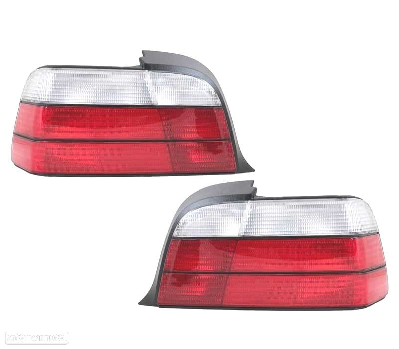 FAROLINS TRASEIROS BMW E36 91-99 SEDAN LOOK M3 - 1