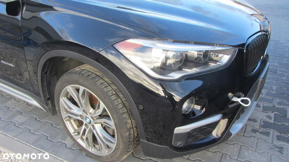 BMW X1 F48 668 SHWARZ 2 MASKA ZDERZAK PRZEDNI BŁOTNIK XENON LED PAS PRZEDNI - 2