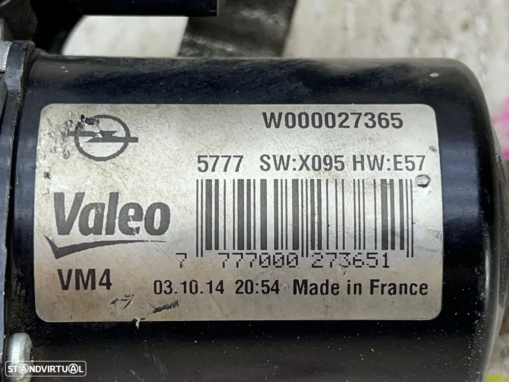 Limpa Vidros Direito OPEL ZAFIRA TOURER C 2.0 CDTi Ref. 39060841 - NO. 340092 - 2