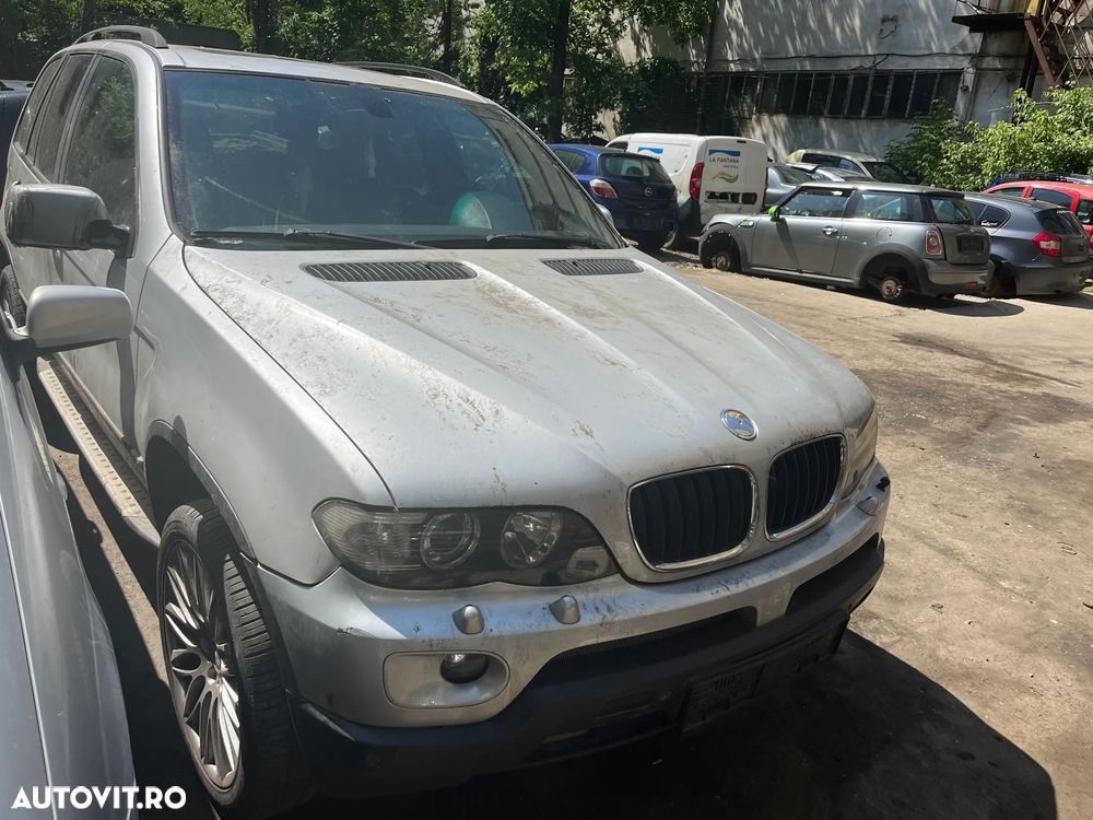 Dezmembrez Bmw X5 E53 facelift 2006 gri argintiu 3.0D 218CP xenon trapa - 9