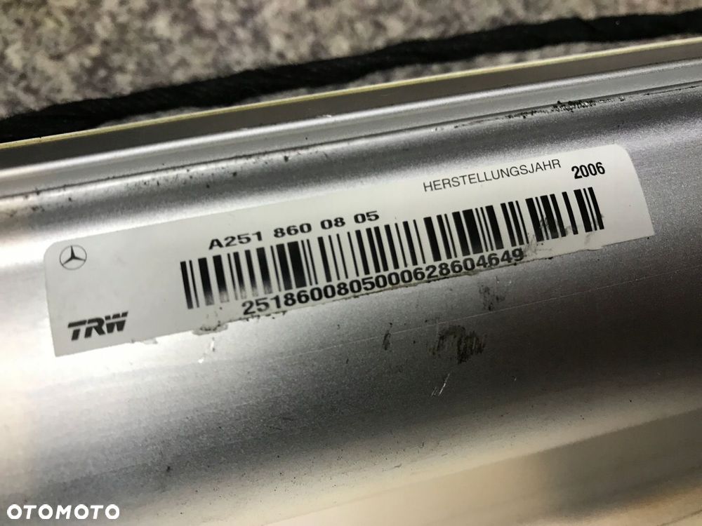 W251 zestaw pasy przod tyl poduszka kierowcy napinacze modul AIRBAG 6 osob - 10