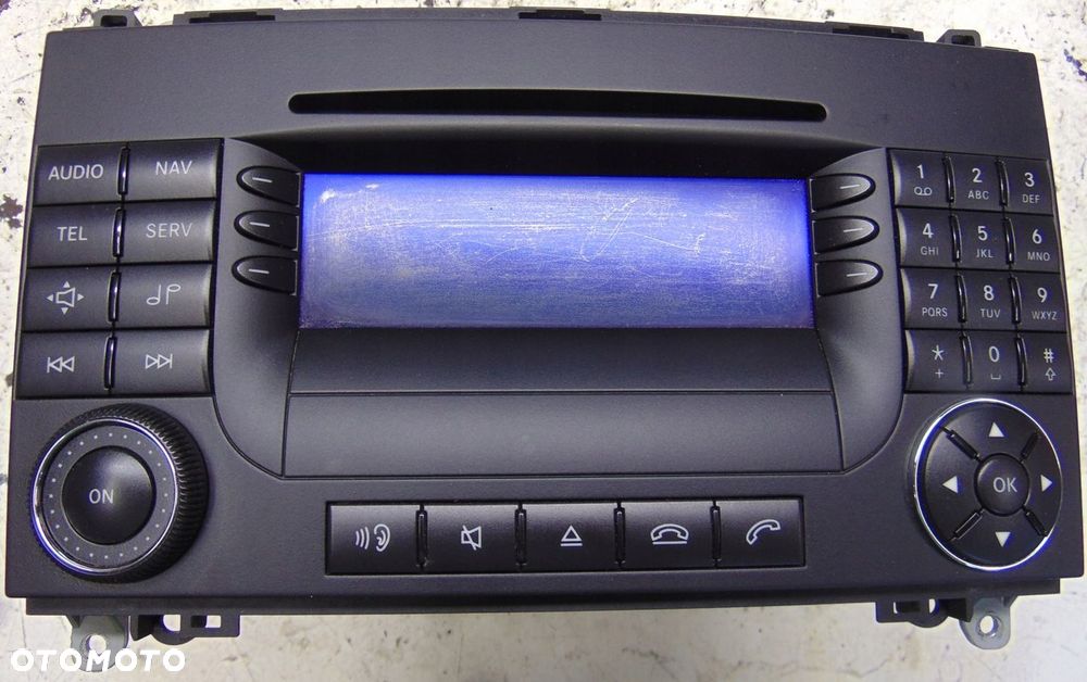 RADIO ODTWARZACZ CD MERCEDES B KLASA W245 EUROPA - 1