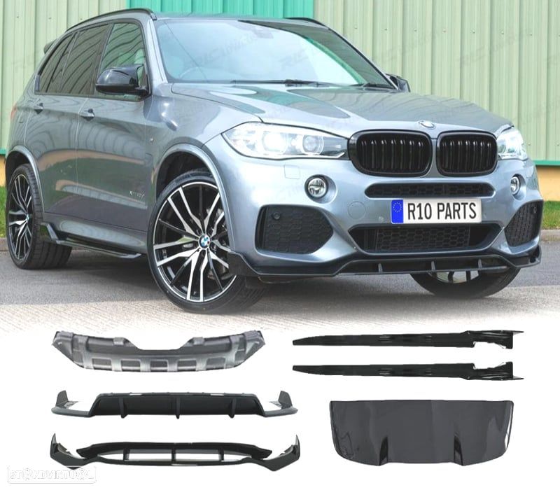 KIT AERO BMW X5 F15 12-18 LOOK BLACK KNIGHT - 1