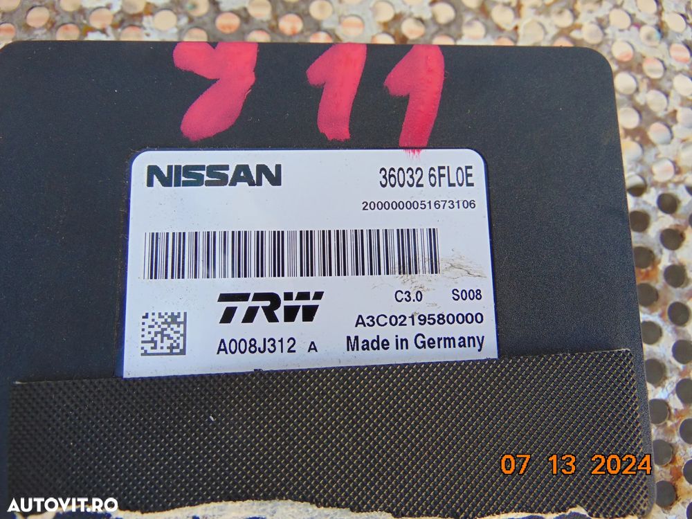 Modul frana mana Nissan qashqai 2013-2021 j11 modul parcare stationare - 4
