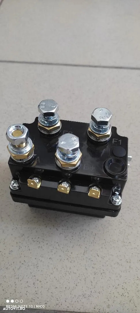 Solenoid,releu, bobina dublu sens troliu model nou la 12 V