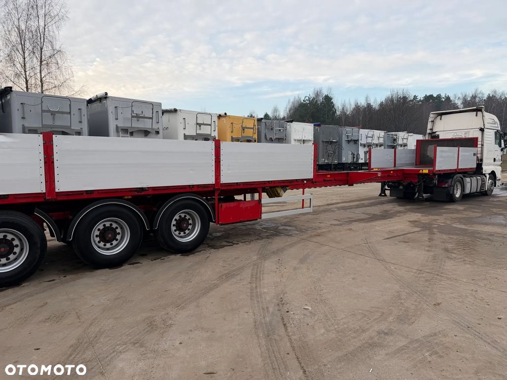 Inny TRAILERPARTNER Platforma Burtowa Rozciągana 2012 rok - 2