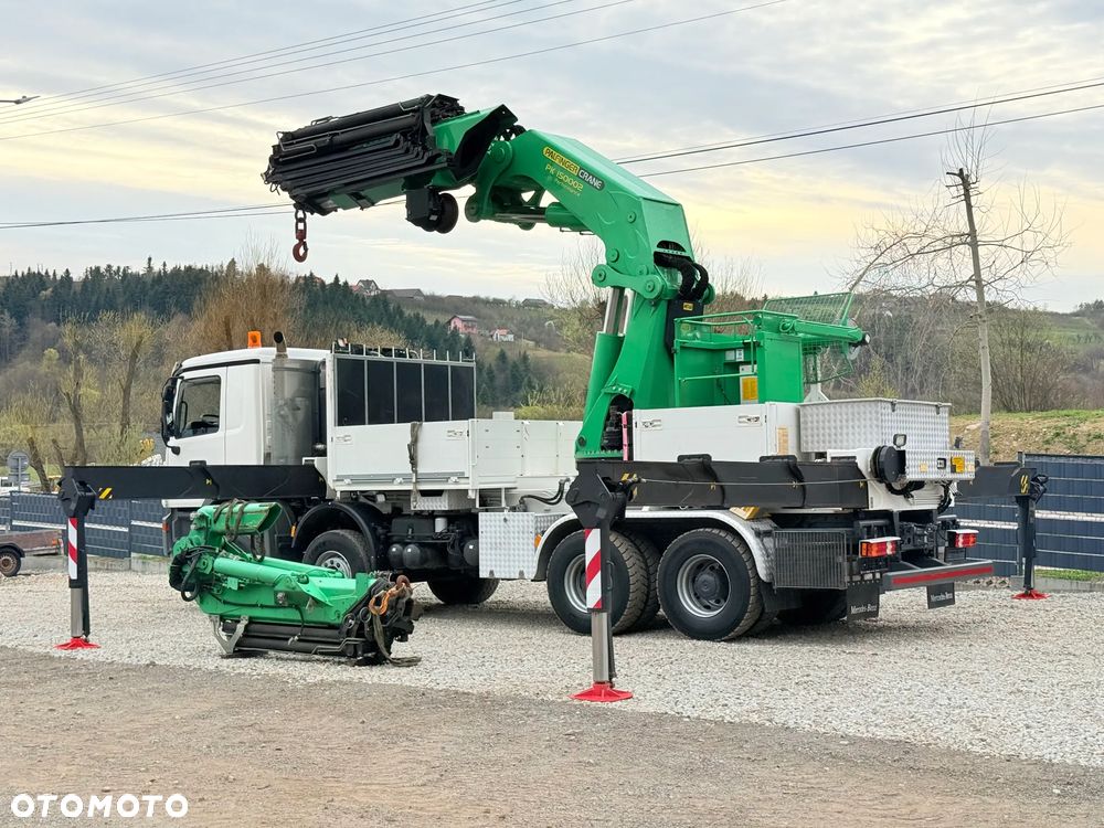 Mercedes-Benz * Mercedes 8x6  Actros 4144 * HDS Palfinger 150002 + FLY JIB PJ 170 * Dźwig * 40 TON * Wyciągarka * 35 Metrów * Kosz * - 17