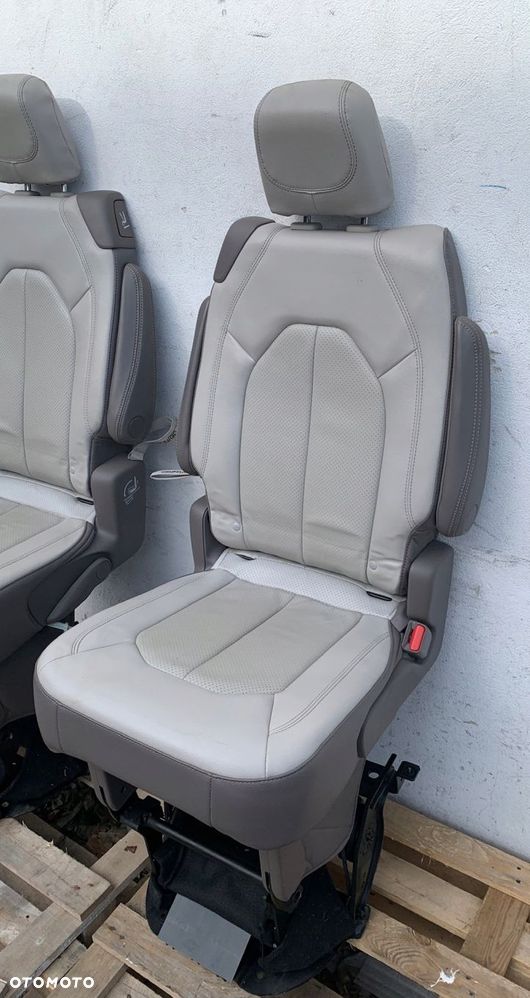 U7 CHRYSLER PACIFICA II 16- FOTEL LEWY TYŁ II RZĄD SKÓRA - 6