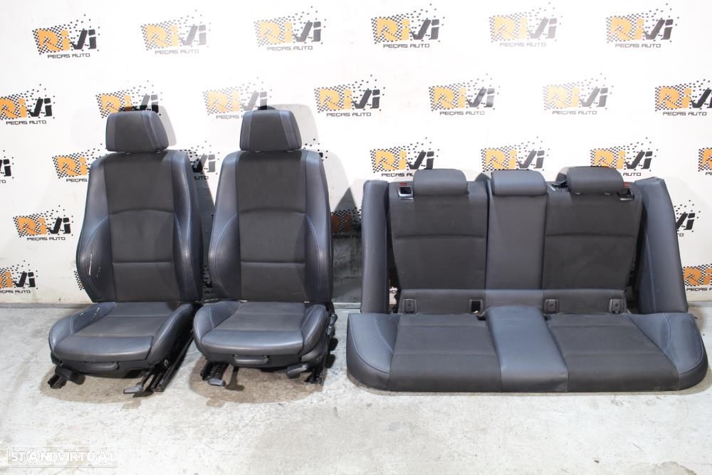 Conjunto De Bancos Bmw 1 (E87)  Bancos Bmw Serie 1 E87 Pack M Pele E T - 1