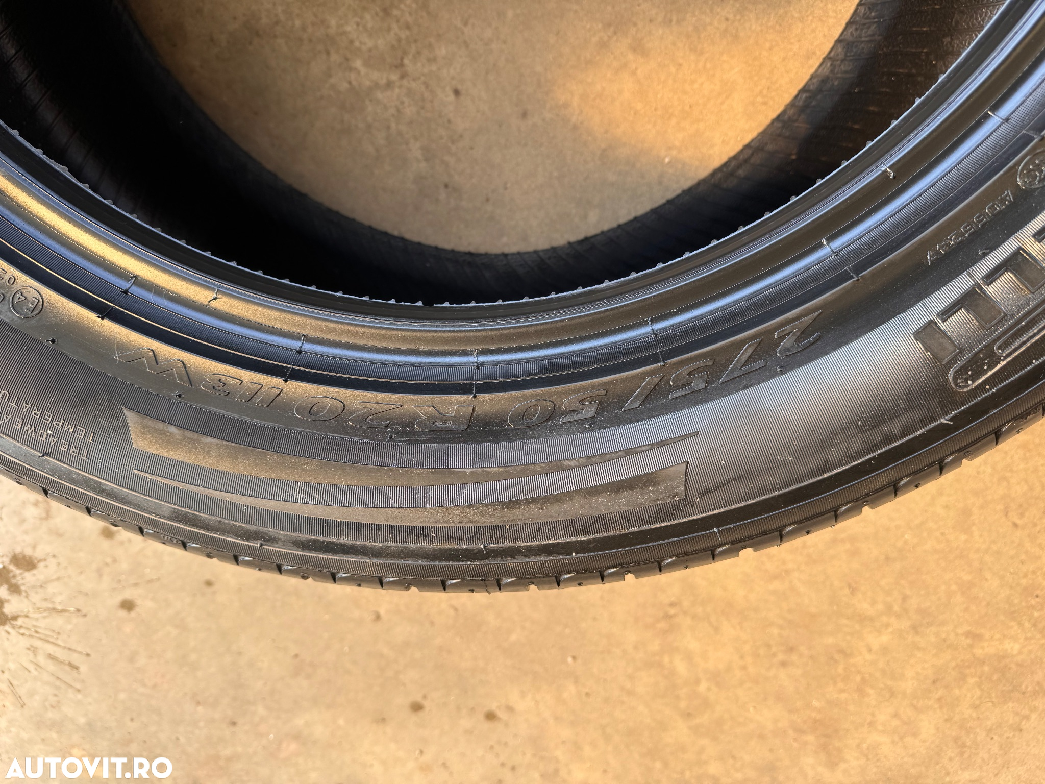Vând 2 anvelope 275/50/20 Pirelli allseason noi - 4