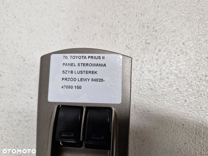 TOYOTA PRIUS 2 II PRZEŁĄCZNIKI SZYB LUSTEREK PRZYCISKI LEWY PRZÓD 84820-47050 - 3