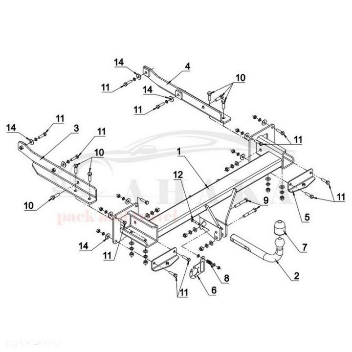 Hak Holowniczy Odkręcany Do Mb Mercedes Benz Gle Coupe C292 2015-2019 - 3