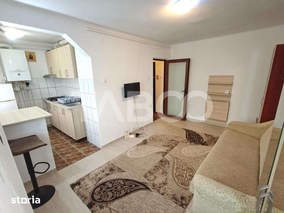 Garsoniera cu balcon la etajul 1 - mobilata si ultilata - OMV Milea — fotografia 3