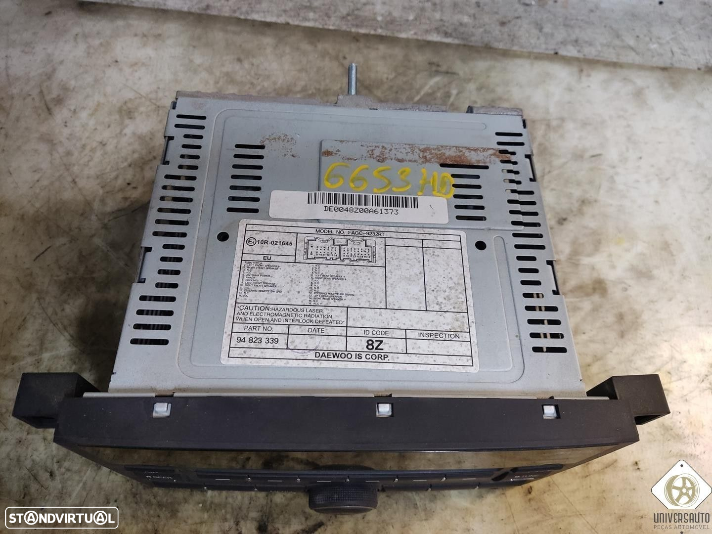 SISTEMA AUDIO / RADIO CD CHEVROLET AVEO / KALOS SEDAN 2010 - 2