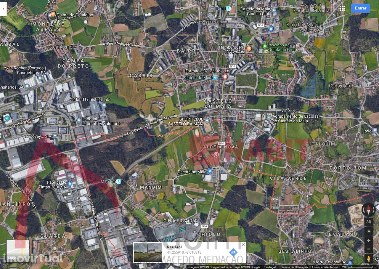 Terreno Para Construção  Venda em Castêlo da Maia,Maia - Grande imagem: 5/7