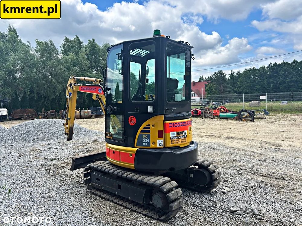 Komatsu PC 26 MR-3 MINI-KOPARKA 2021R | JCB 8015, 8016, 8018, 8025, 8030, YANMAR SV 15, CAT 302.5, 302.4, 303, 303.6, 301.6, 301.8, KUBOTA U27 - 18