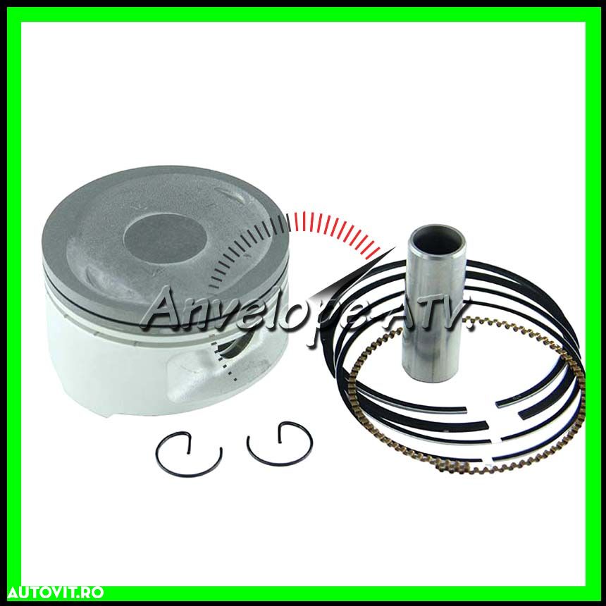 Piston atv LINHAI 275 260 250 - 70MM cu Teflon cu Segmenti Sigurante Bolt - 1