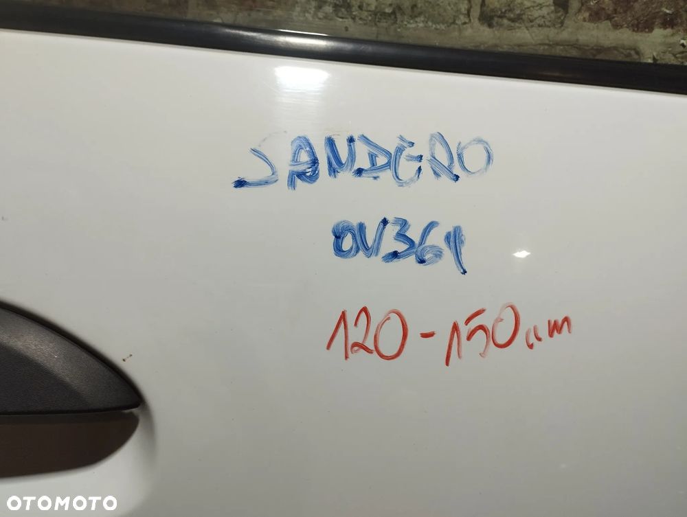 Drzwi przednie Przód PRAWE KOMPLETNE strona prawa Dacia Sandero II KOD OV36 - 6