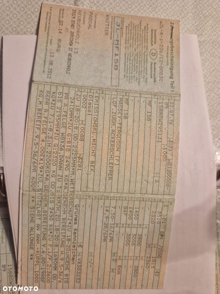 Massey Ferguson Ferguson MF158 - 8