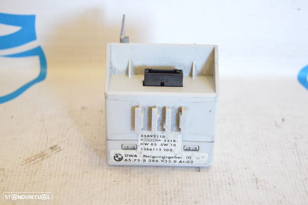 MODULO UNIDADE CONTROLO CENTRALINA SONORO BUZINA ALARME SIRENE 6575 83869329 657583869329 55892110 BMW SERIE 3 E46 325i 192CV M54B25 SERIE 5 E60 E61 - 1