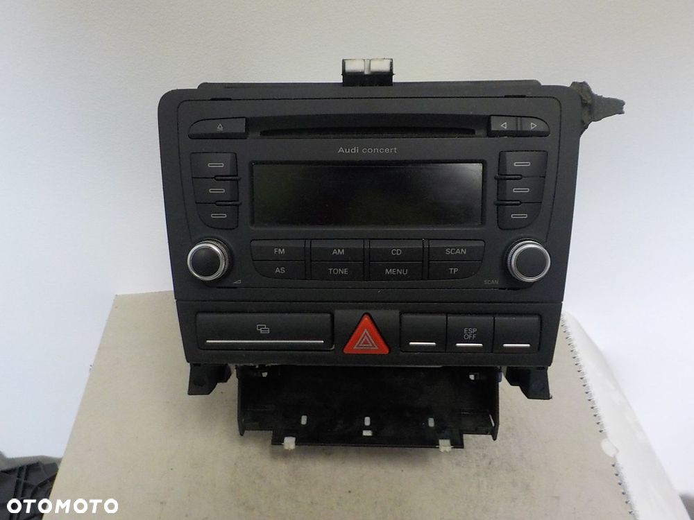 A3 II 8P KONSOLA ŚRODKOWA RADIO KOSZ 8P0035186G - 1