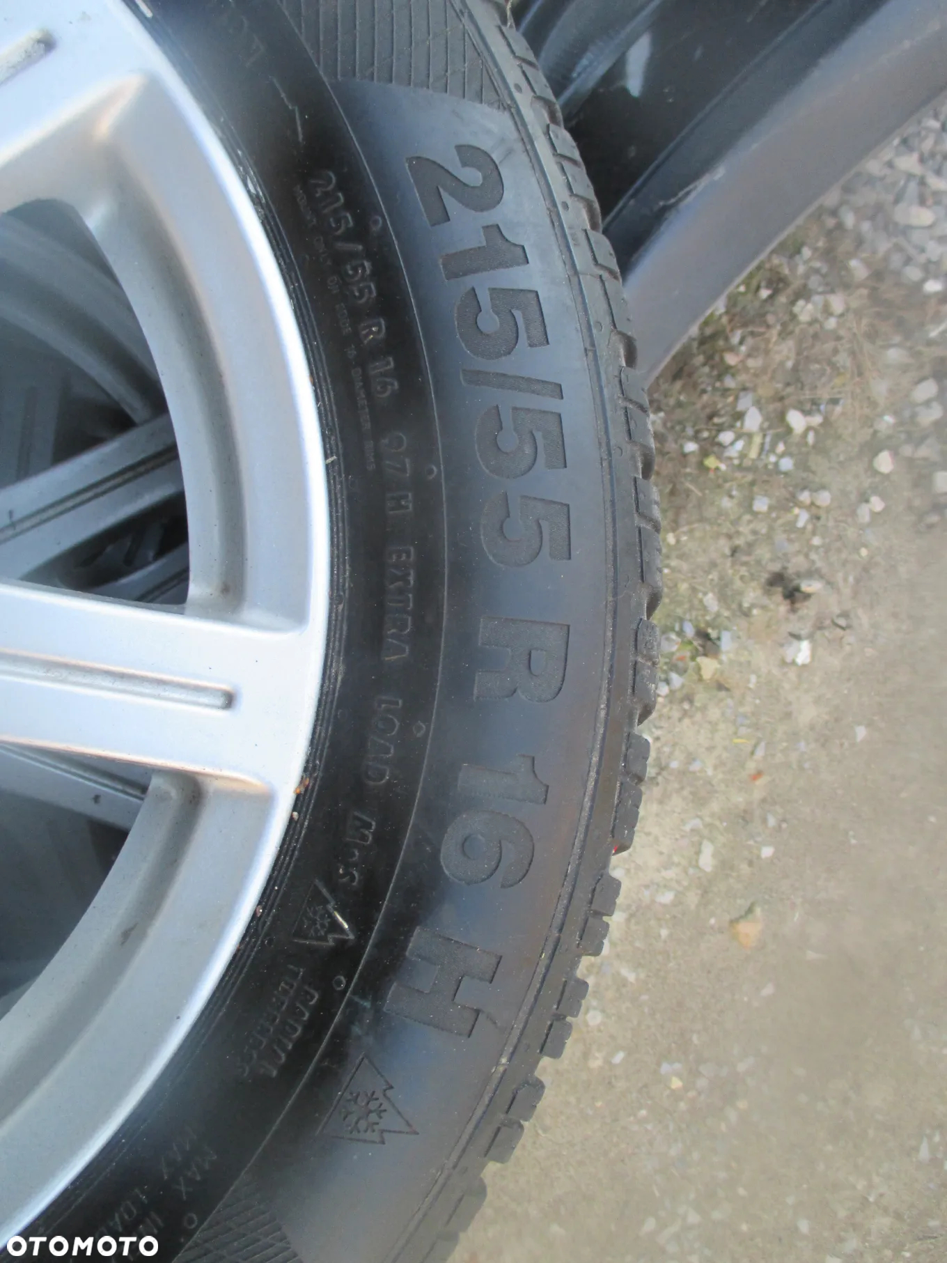 koła opony zimowe 215/55R16 Continental 6,5mm Audi A4 B7 - 4