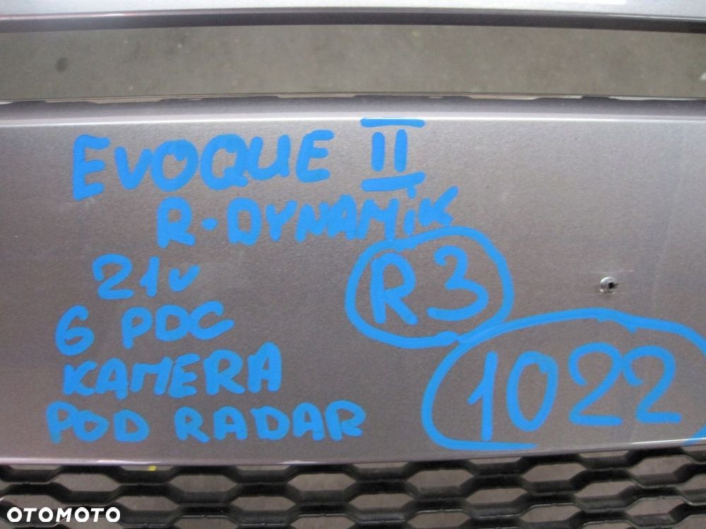 ZDERZAK RANGE ROVER EVOQUE II R-DYNAMIC 6 PDC KAMERA PRZÓD PRZEDNI - 11