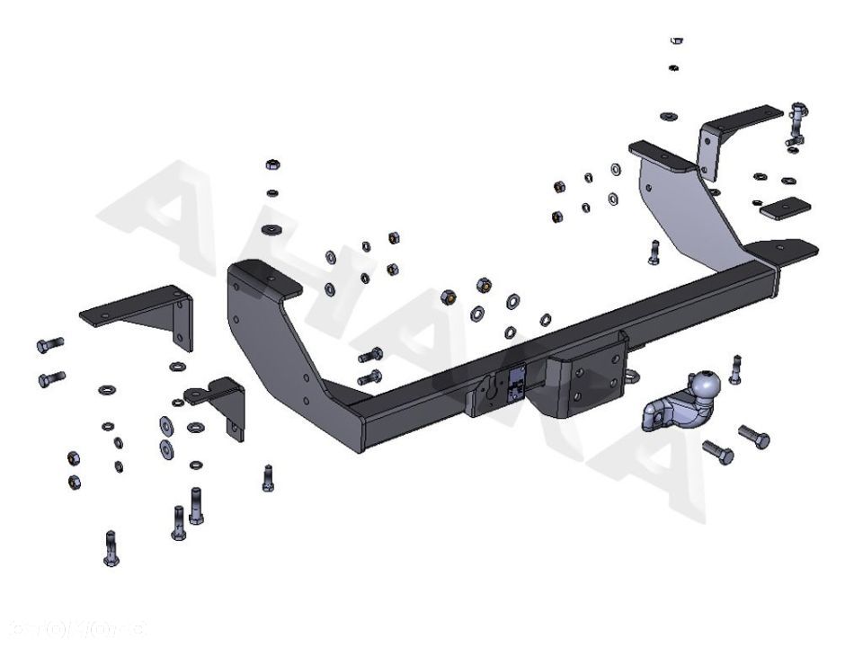 Hak Holowniczy Odkręcany Do Citroen Jumper Furgon, Bus, Skrzynia 1994-1999 - 3