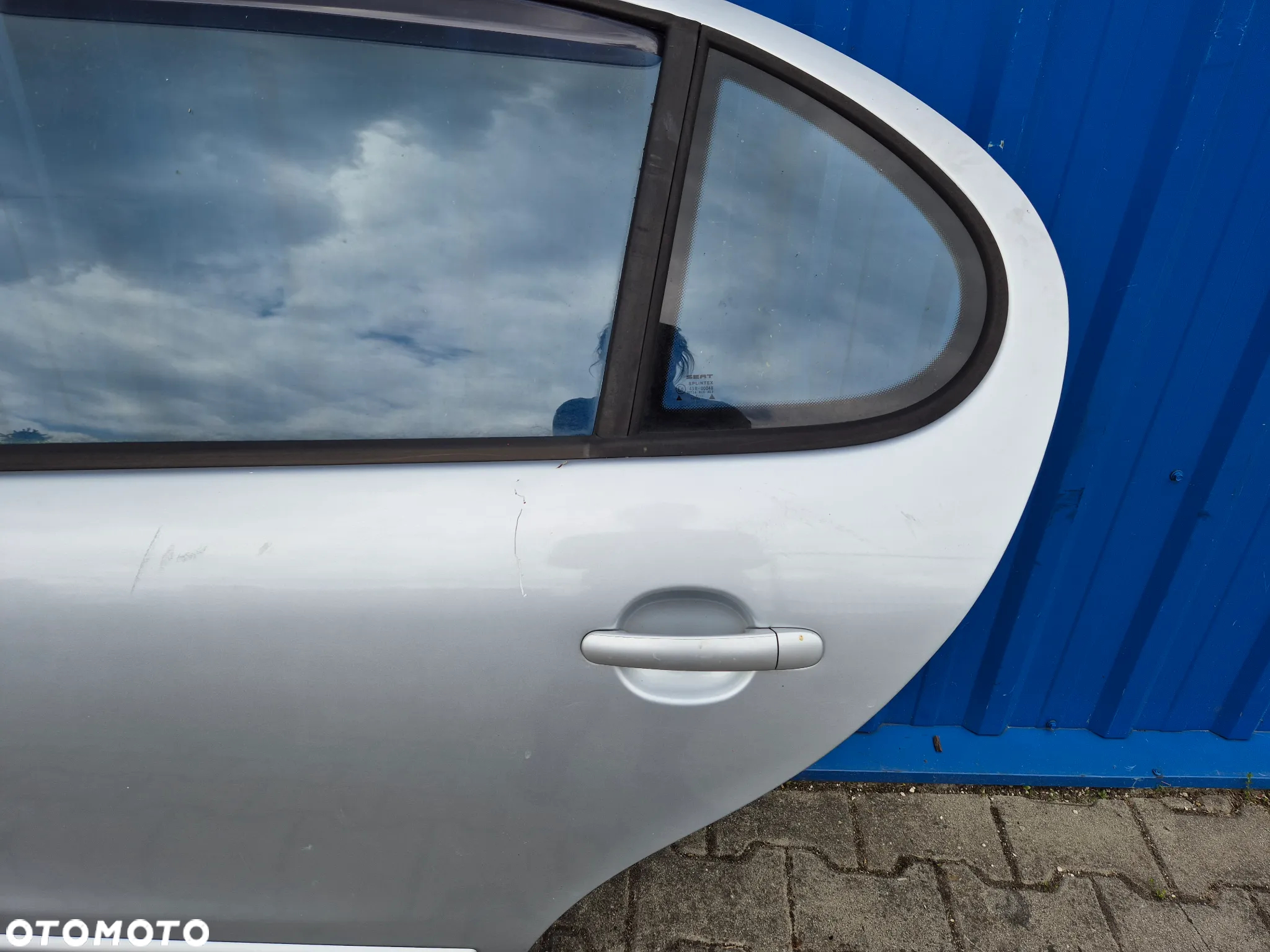 DRZWI TYŁ LEWY LEWE SEAT LEON I (1) | SEAT TOLEDO II (2) L57Y LS7Y SREBRNE - 5