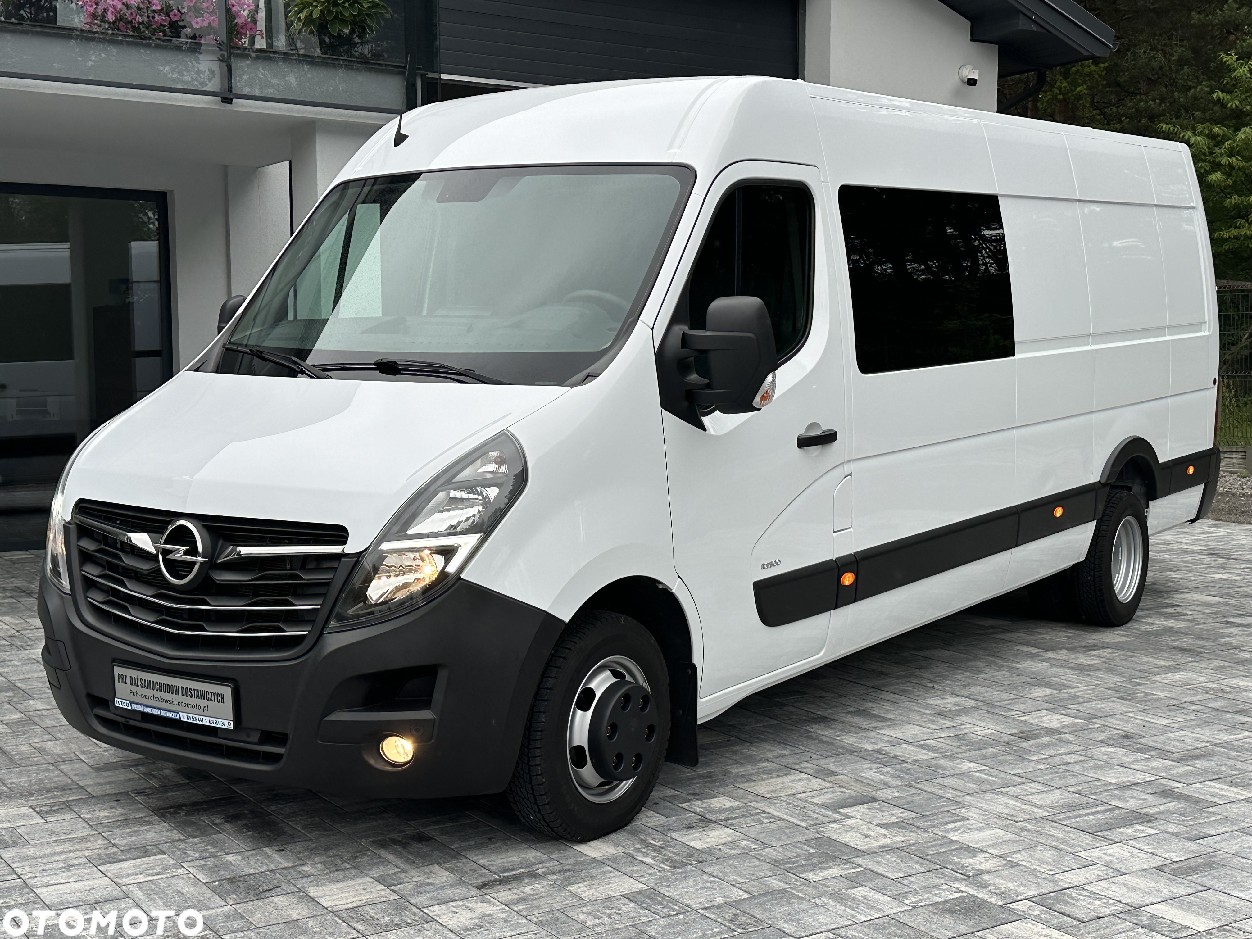 Renault MASTER L4H2 / Brygadowy 7 osób / HAK 3500kg! / Salon PL / Stan Jak Nowy / Najbogatsze wyposażenie / MAXI / Koła bliźniacze / Nowe opony / FV23% - 12