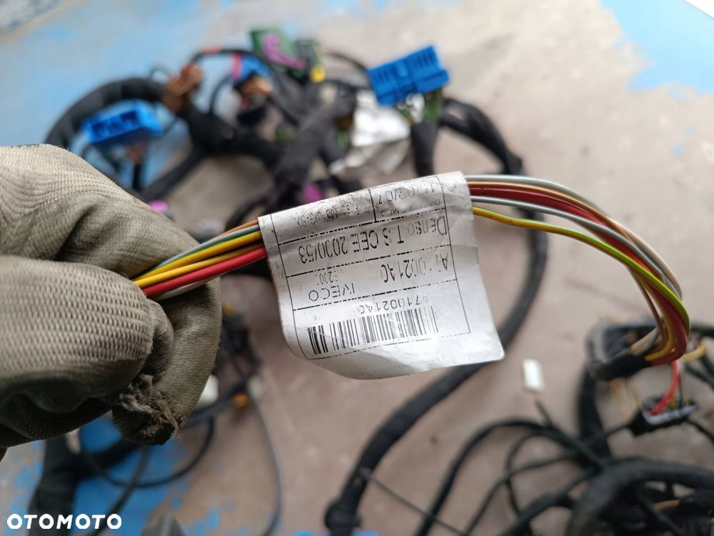 instalacja elektryczna kabiny pod deskę europa iveco daily 06-11 - 2