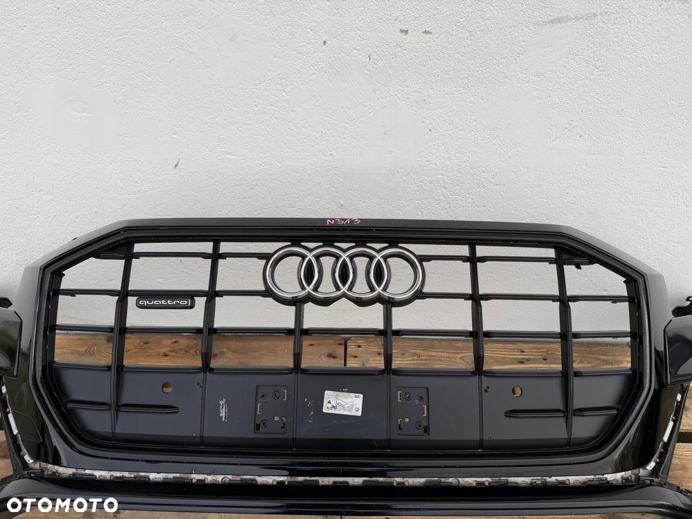 zderzak przód przedni audi q8 4m8 2018- s-line 4m8807437d + grill atrapa - 4