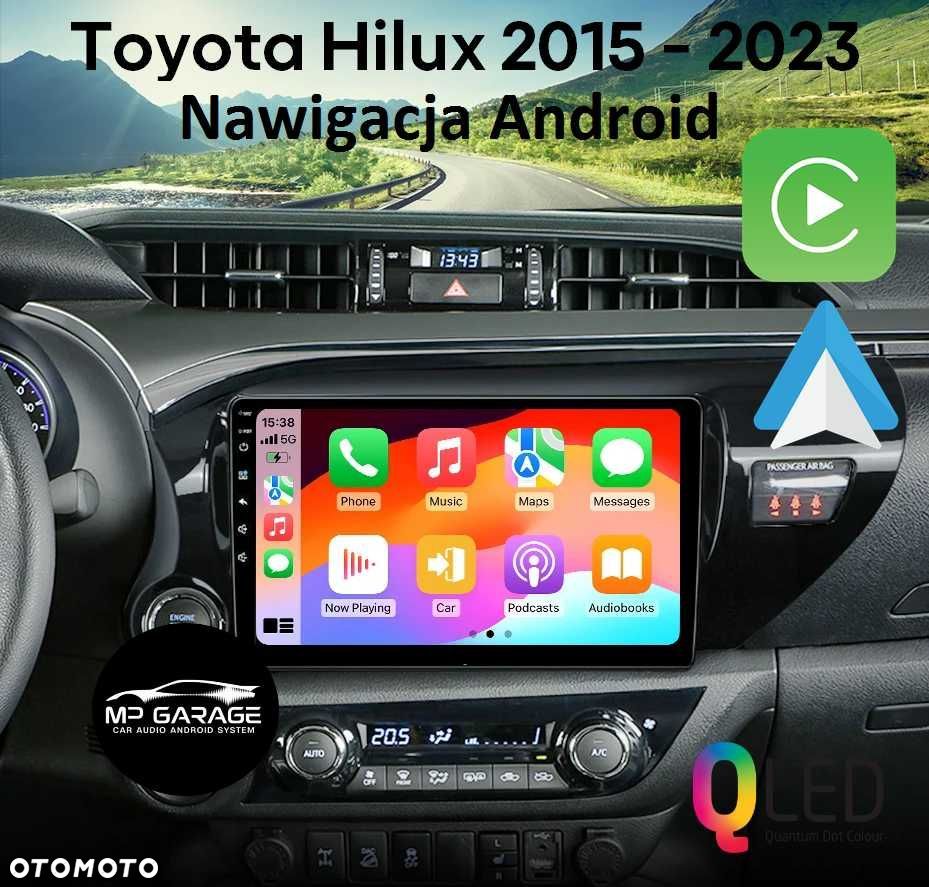 Nawigacja Toyota Hilux Android CarPlay/AA Qled 4G LTE Montaż Gwarancja - 1