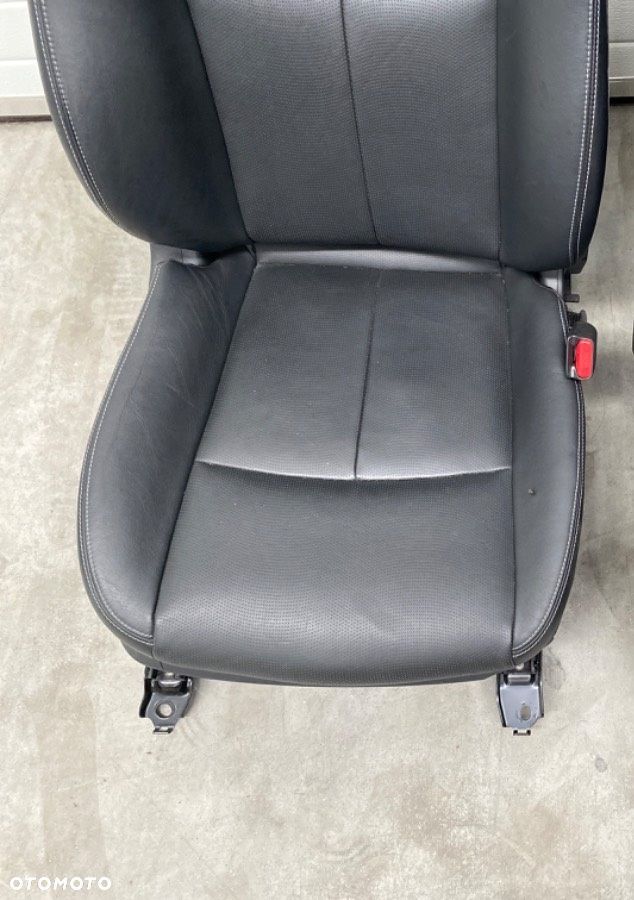 FOTEL PRAWY PRZÓD ELEKTRYCZNY INFINITI Q50 CZARNY SKÓRA EUROPA - 3