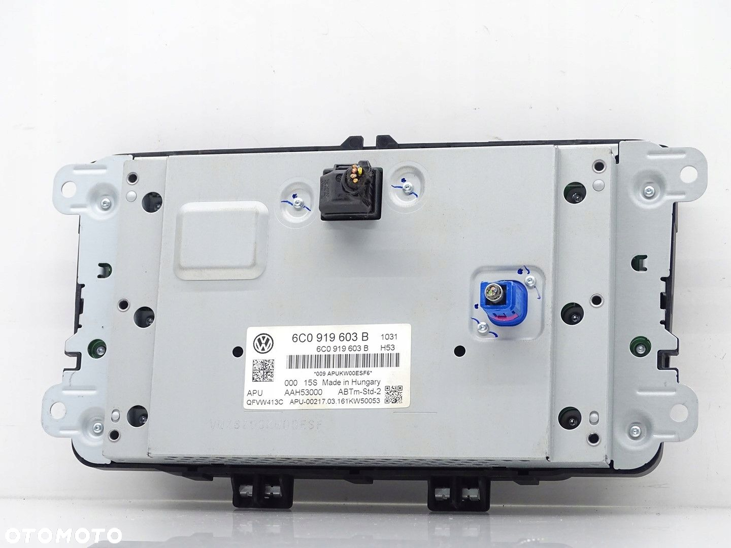 EKRAN WYŚWIETLACZ MONITOR LCD MMI RADIA VW POLO V 6C 6R 6C0919603B - 2