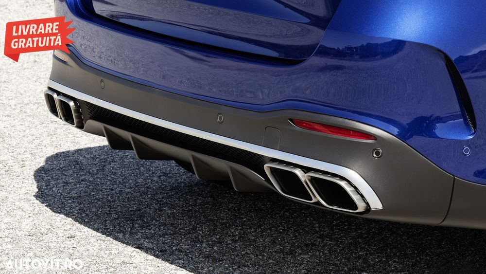 Difuzor Bara Spate cu Ornamente Evacuare Crom Mercedes GLE W167 SUV (2019-Up) GLE - livrare gratuita - 18